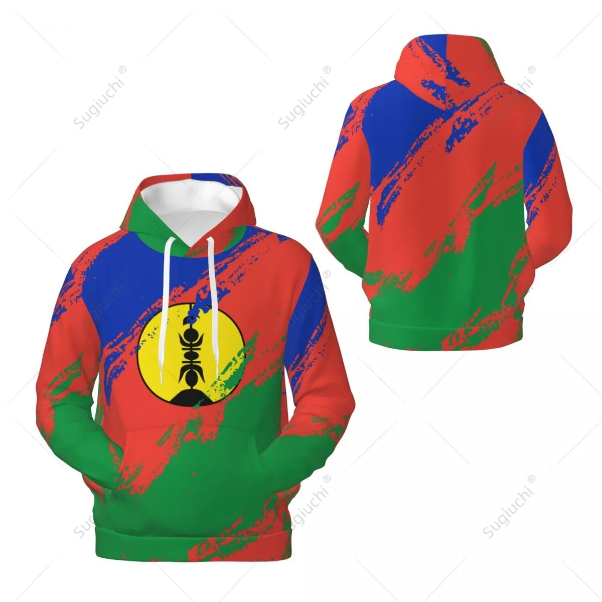 Unisex New Caledonia Flag Color Hoodie 3D Men Women Harajuku Sweatshirt Pullover Hoodies Polyester Casual