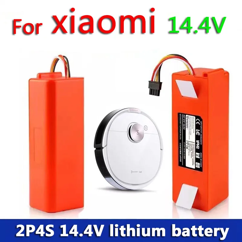 

14.4V BRR-2P4S-5200S Robotic Vacuum Cleaner Replacement Battery For Xiaomi Roborock S5 S55 S60 S65 S50 S51 1S 1ST MAX S6 Parts