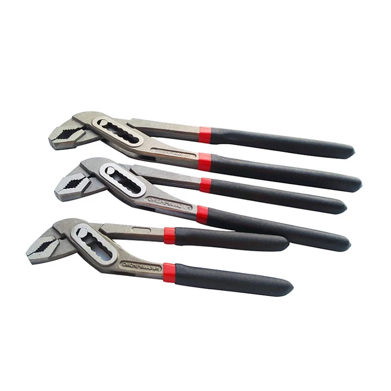 10/12 Water Pump Pliers 1-Piece Multifunctional Plier Quick-Release Straight Jaw Groove Joint Pliers Plumbing Pliers