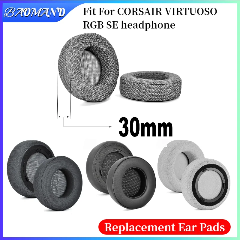 

Earphone Ear Pads For CORSAIR VIRTUOSO RGB SE Earpads Sponge Soft Foam Cushion Replacement Headphones Accessories