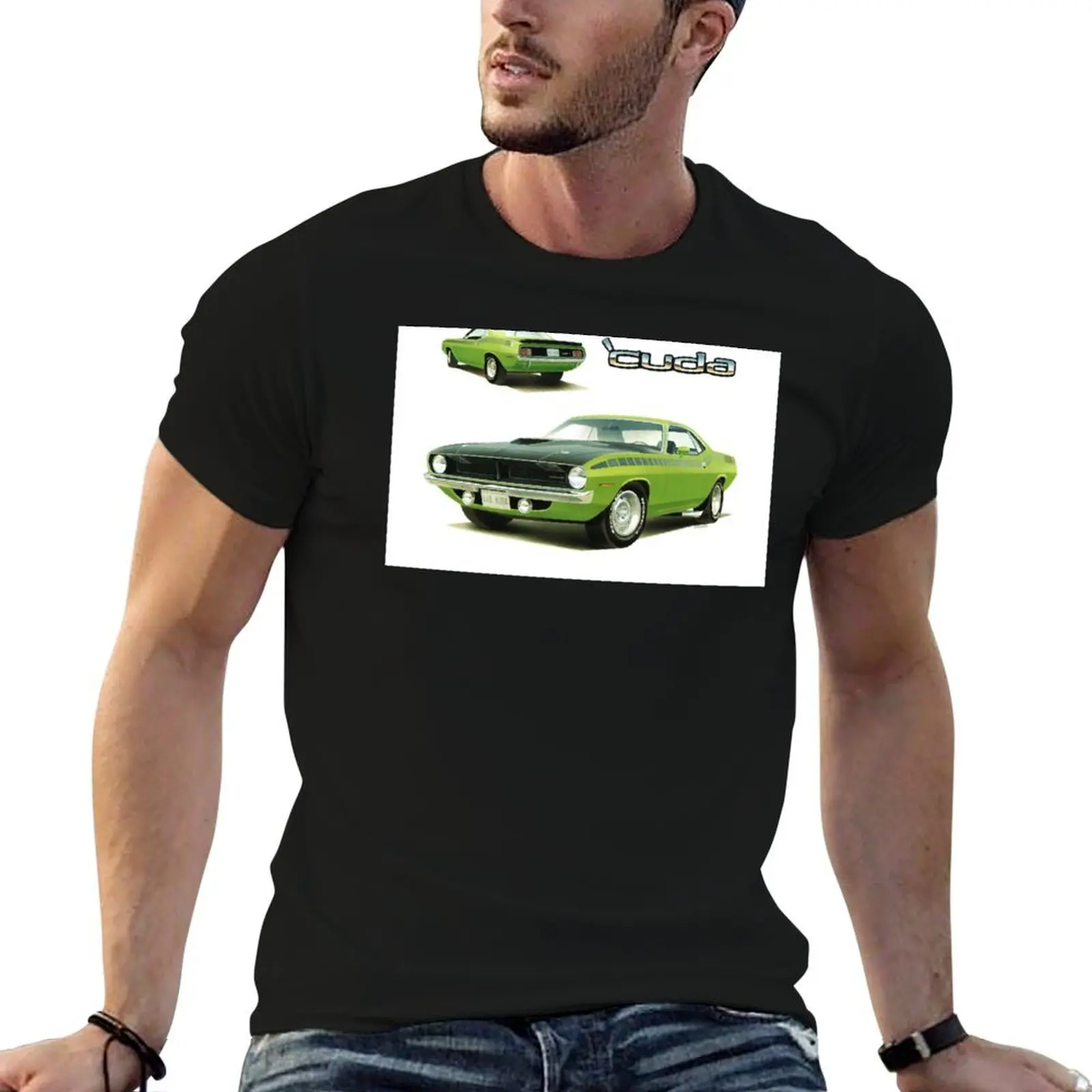 1970 Plymouth AAR Cuda T-Shirt tees man t shirt sublime Clothing t shirt men