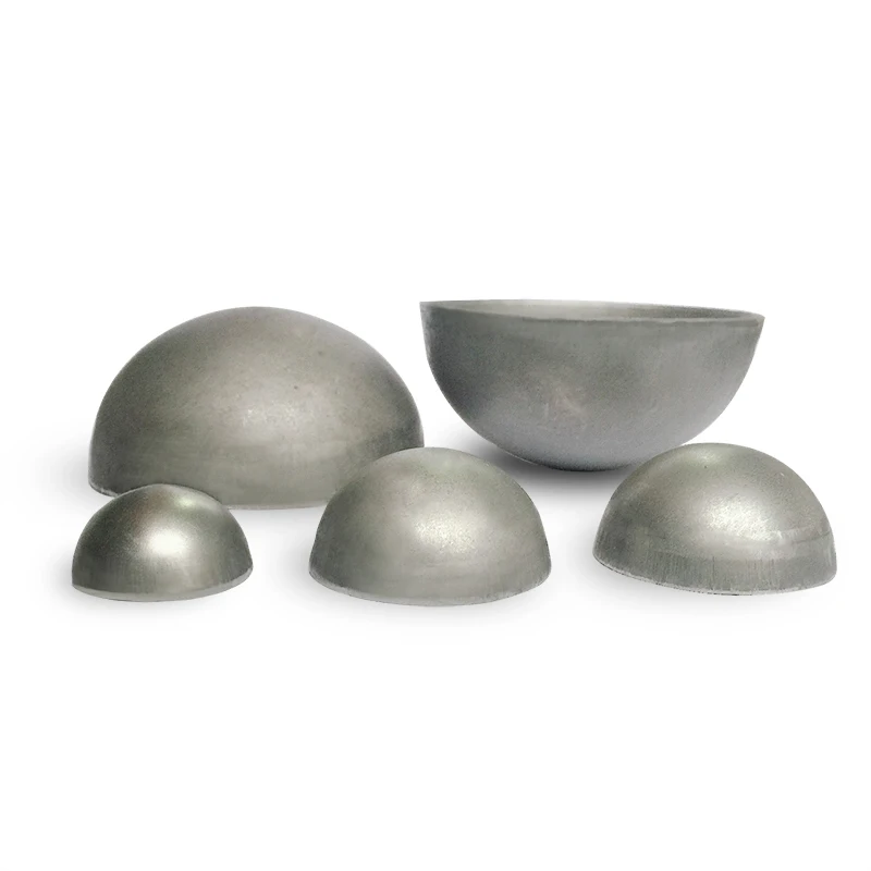 Imagem -03 - Ferro Semi Esférico Corrimão Coluna Vedação Tampão Decorativo Diâmetro 90 100 mm de Aço Carbono Soldado Oco Ferro Hemisfério