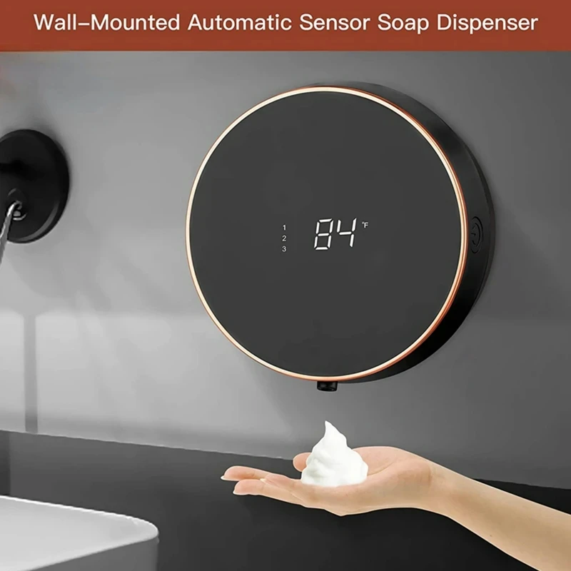 

Smart Soap Dispenser 300ml Touchless Motion Sensor Washing Hand Device 1500mah Wall-Mounted Liquid Soap Dispenser