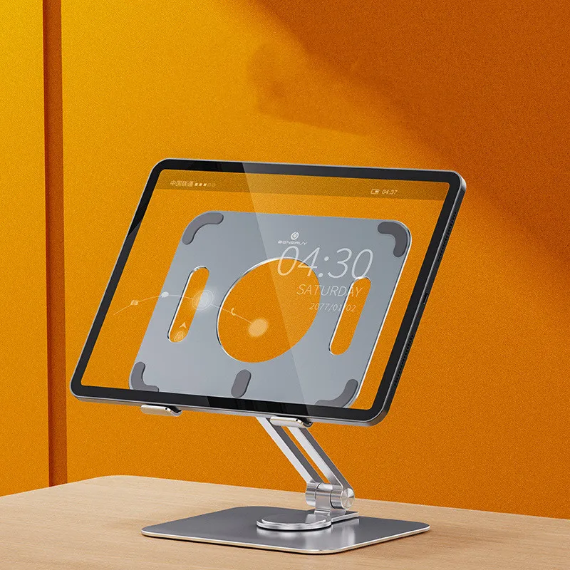 L04mini 360-grad Rotierenden Laptop Stand Desktop Lift Klapp Tragbare Aluminium Legierung Metall Kühlung Basis Computer Stehen