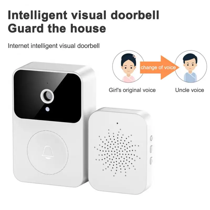 X9 Smart Wifi Video Doorbell Wireless 1080P HD Camera PIR Motion Detection IR Alarm Security Smart Home Door Bell Intercom