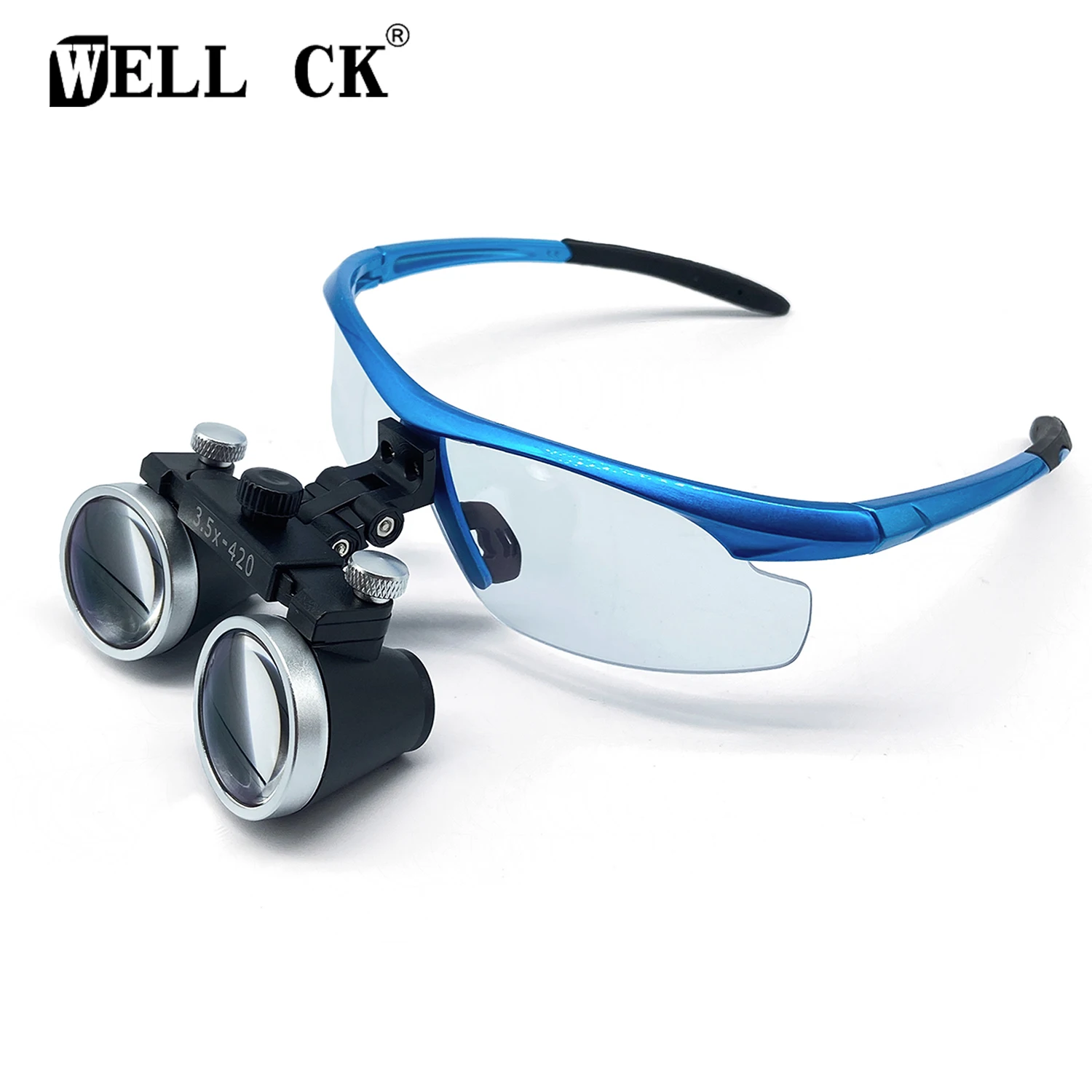 Loupes chirurgicales dentaires WellCK 2,5X et 3,5X, loupe binoculaire grossissante, loupe de chirurgie, loupe d'opération médicale