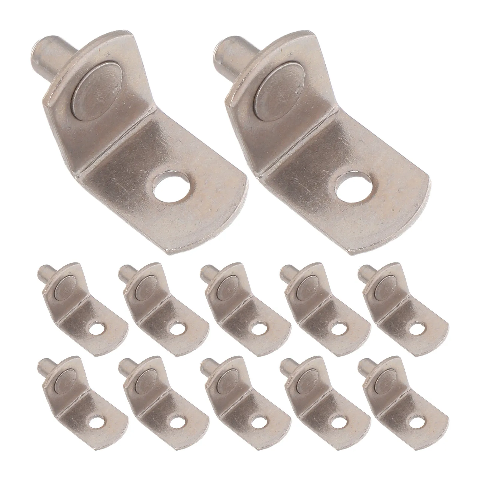 100Pcs Concealed Shelf Support Pegs Invisible Shelf Bracket Kit for Glass Wood Shelves Cabinet Wardrobe Kitchen Bathroom Display
