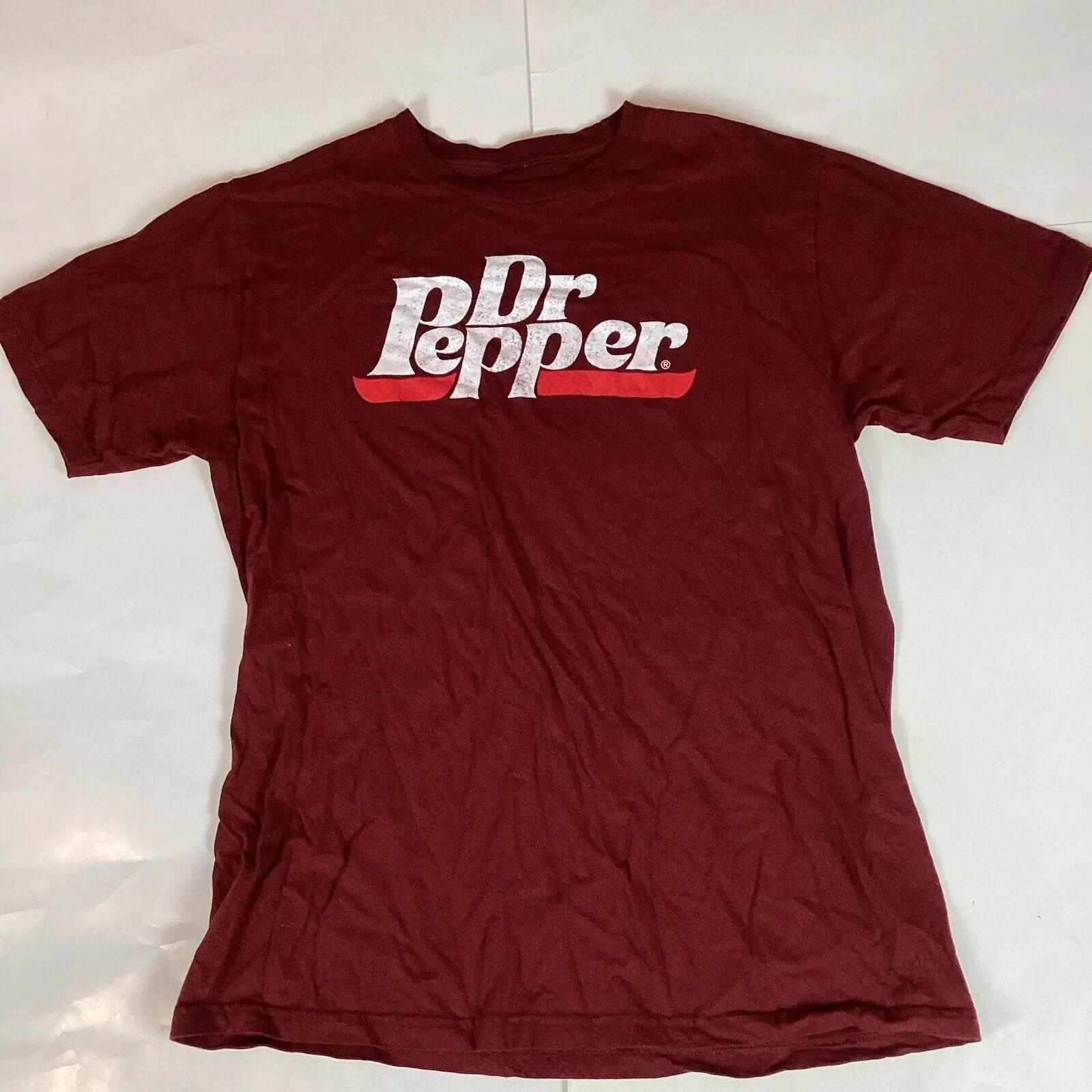 Dr Pepper Mens T Shirt Sz L Large  Crew Neck Comfort Casual