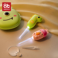 Luminous Ear Wax Removal Tool Baby Ear Spoon Set Ear Cleaner Earwax Cleaning Tweezers LED Light Earpick Children Adults Ear Care