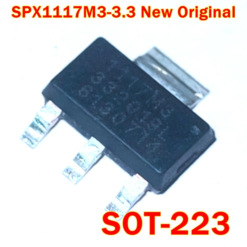 

SPX1117M3-3.3 SPX1117M3-L-3-3 SOT-223 New Original 800mA Low Dropout Voltage Regulator 3.3V