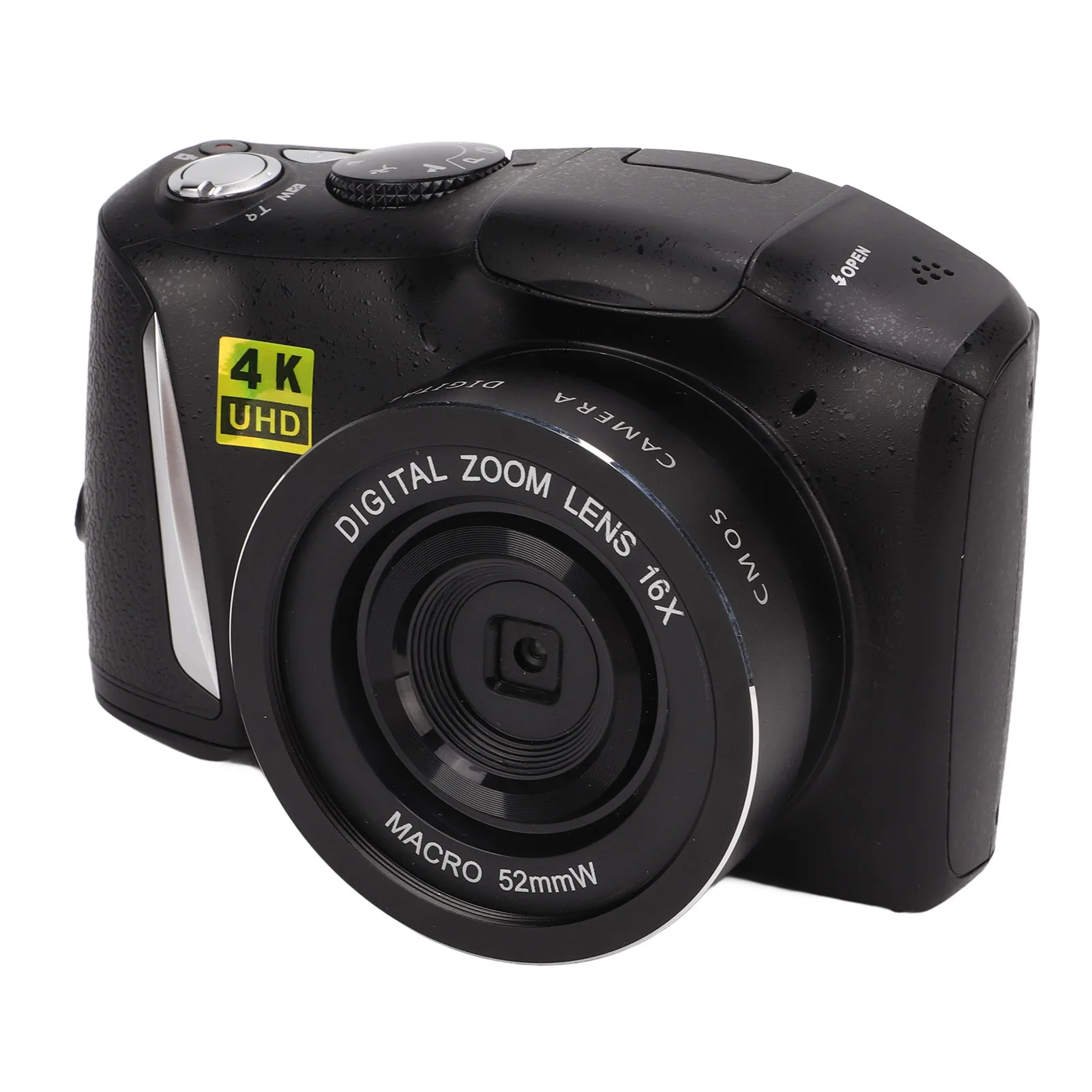 CD‑R3 4K Digital Camera Ultra HD 48MP Video Camera Vlogging Camera Camcorder with 16X Digital Zoom 3.2inch Ips - Product Main Image