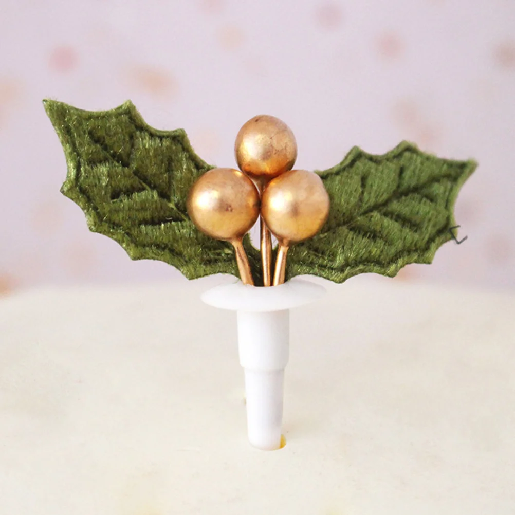 

12pcs Christmas Tree Wreath Cake Decor 3D Cupcake Picks For Holiday Party Christmas Baking Decoration Food Toppers Ornaments