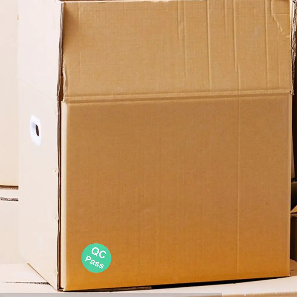 

1000Pcs Quality Control Passed Stickers 20Mm Round Adhesive Labels Warehouse Inspection Passed Labels Product Approval Stickers