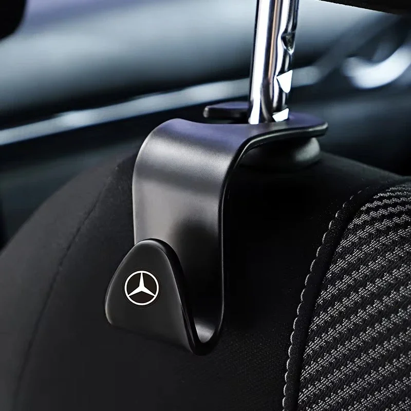 Car Seat Hooks Rear Seat Storage Bracke Accessories For Mercedes Benz GLK GLA A B C E Class C180 S200 S300 W176 W246 W205 W213 image 2
