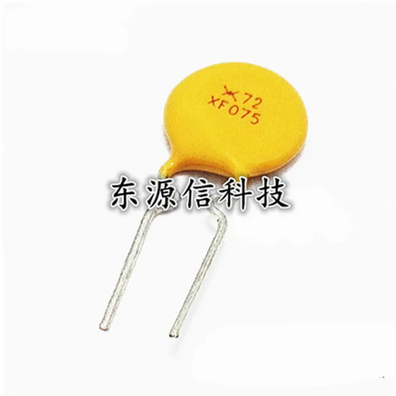 

50PCS RXEF075 750MA 72V PTC self-recovery fuse 0.75A XF075