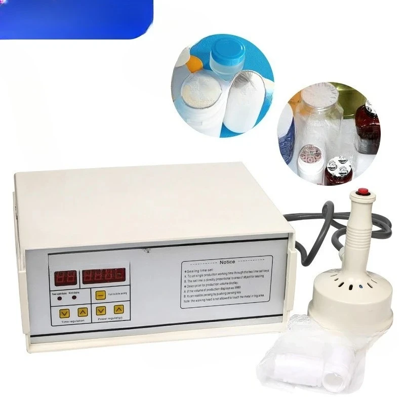 Small electromagnetic induction aluminum foil film sealing machine, bottle mouth aluminum foil