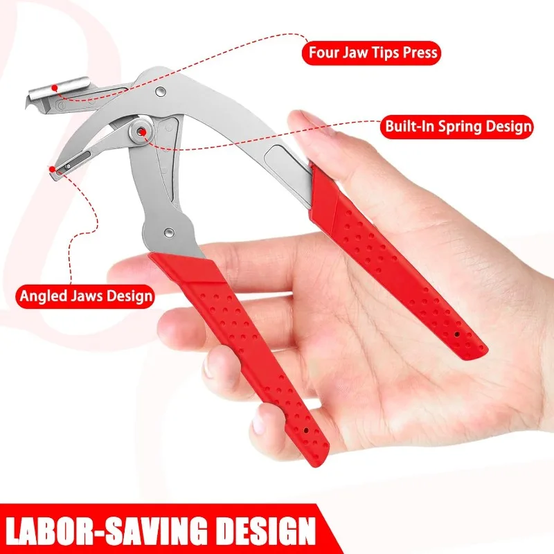 Plastic Rubber Fastener Remover NonSlip Car Clip Removal Tool Pliers for Car Interior Door Panel Chassis Trunk Repair Tool