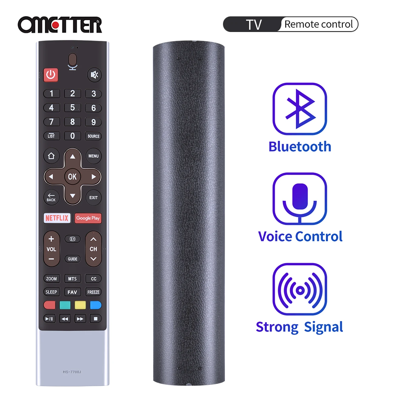 Original Voice TV Remoe Control For Skyworth Coocaa Android Smart TV 58G2A G6 E6D E3D S5G Netflix Google Play HS-7700J HS-7701J