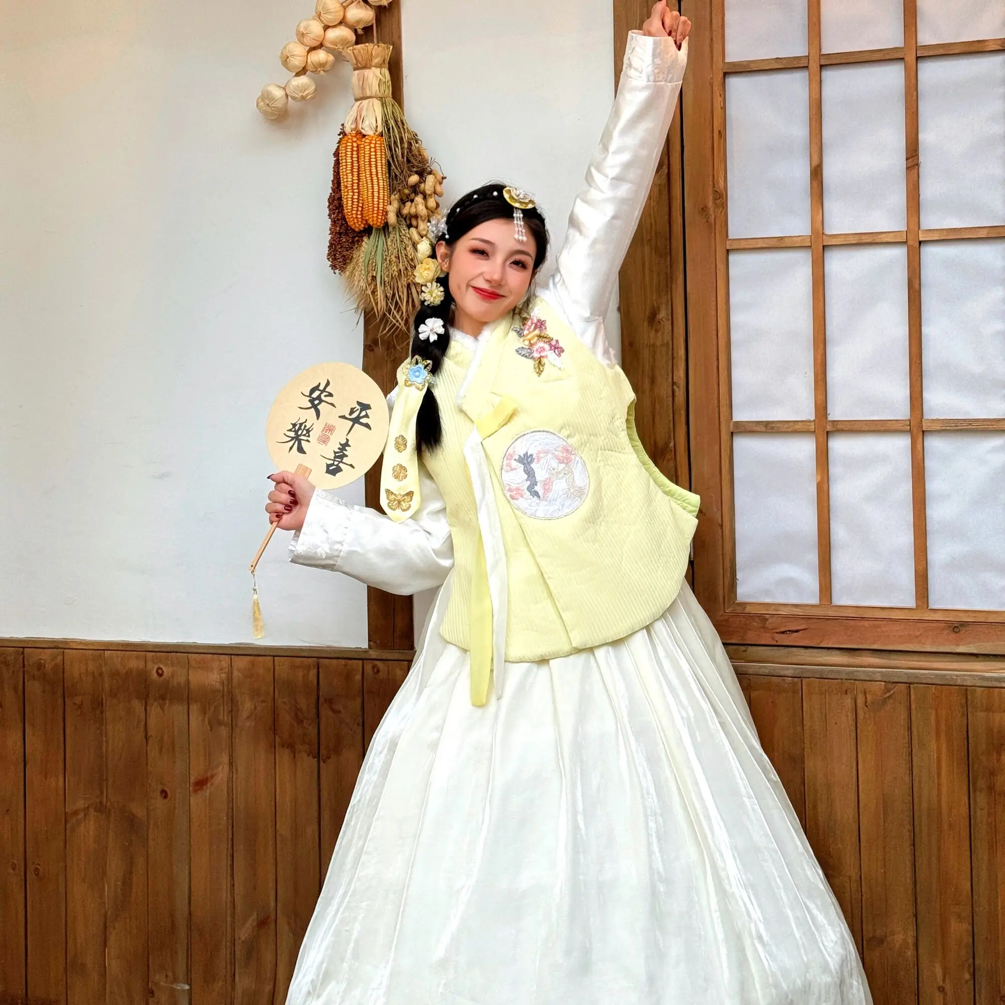 Neues koreanisches Yanji Hanbok Yanji Prinzessin Komplettes Kostüm Palastkleid Bühnentanz Performance Kostüm