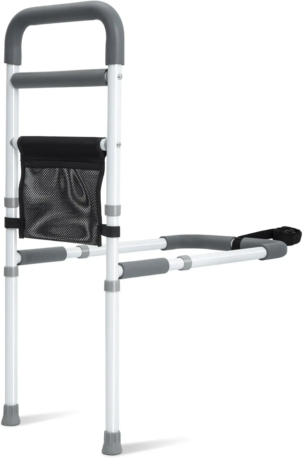 

Adjustable Bed Safety Rails for Seniors - Fall Prevention with Storage Pocket, Fits All Bed Sizes