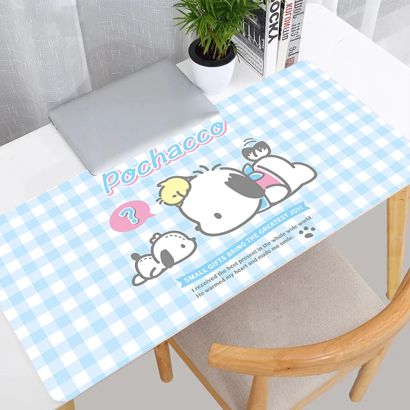 Tappetino per mouse Pompompurin Laptop da ufficio Kawaii Gamer PC Computer Stampa HD Tappetino da scrivania Tastiera Accessori da gioco Anime Tappetino per mouse Tappeto