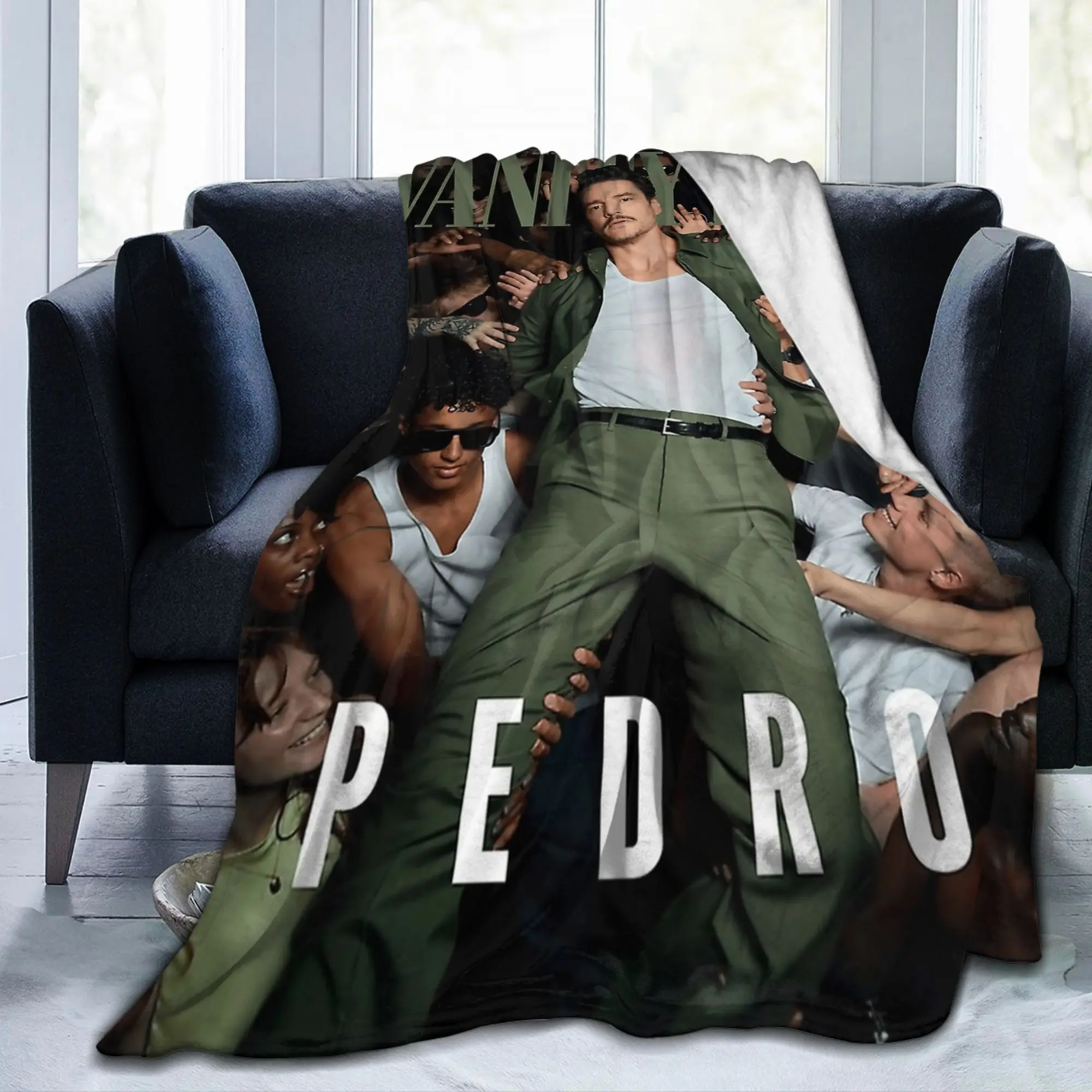 

I Love Oscar Isaac Pedro Pascal Cursed Fan Collage Одеяла Бархатное Супер Теплое Одеяло для Домашнего Автомобиля Плюшевое Тонкое Одеяло