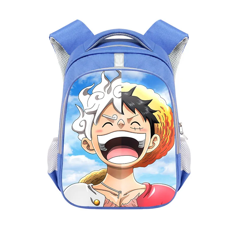 One Piece New Cartoon Student Schoolbag Large Capacity Casual and Lightweight Waterproof and Stain Resistant Cute Backpack