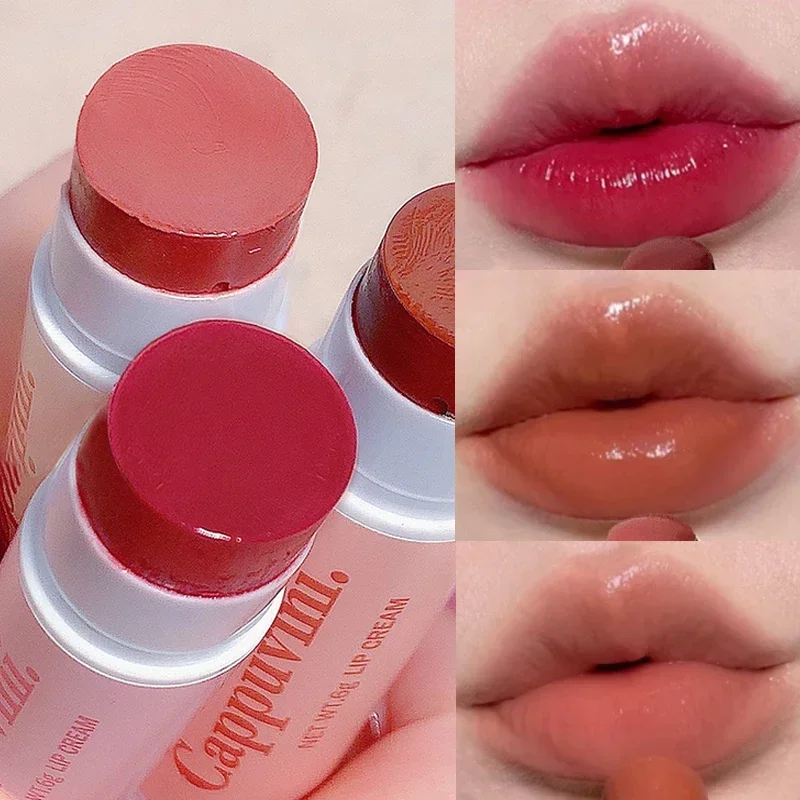 1/3 ชิ้น/เซ็ตลิปสติกให้ความชุ่มชื้นกันน้ํา Long Lasting Nourishing Lip Care Anti-drying Exfoliating สี Lip Balm เครื่องสําอาง