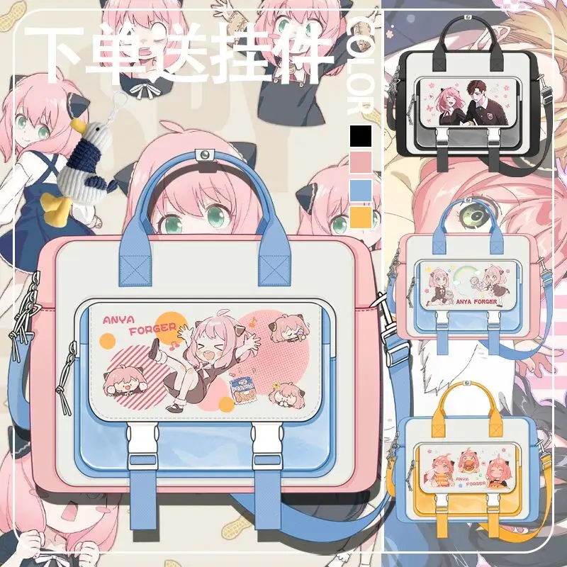 Spy X Family Anime Merchandise Laptop Backpack Student School Crossbody Cartoon Double Shoulder Bag Anime