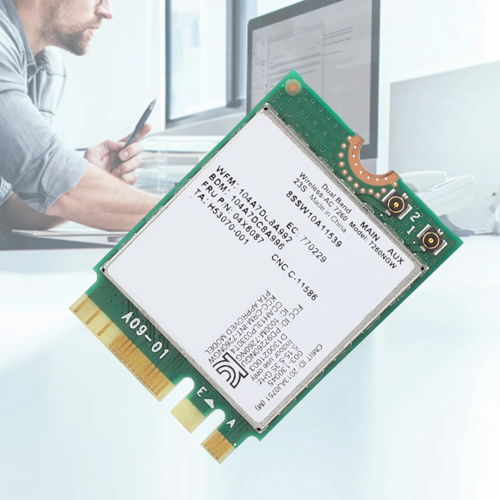 Dual Frequency Wireless Network Card For Intel 7260AC 7260NGW Dual band Wireless Network Card for Lenovo IBM Thinkpad FRU04X6087
