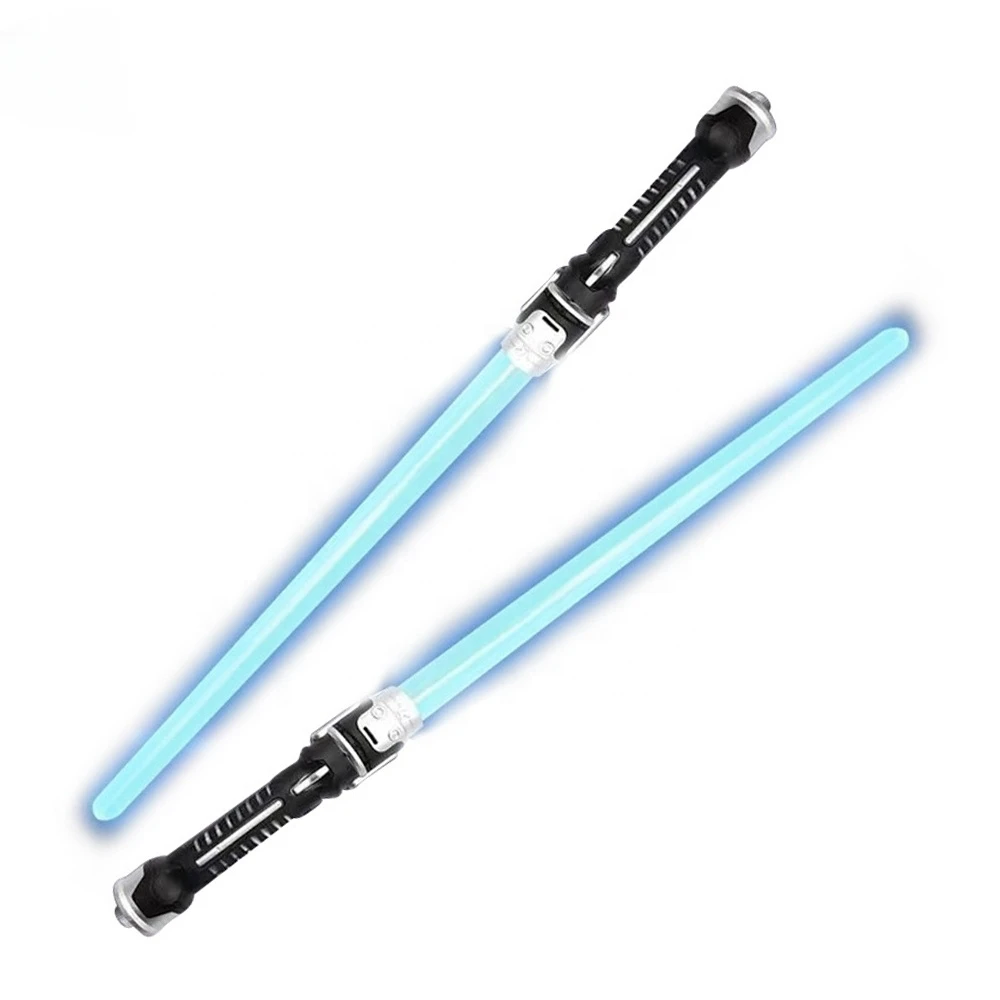 Adult Light Saber Kids Toys Cool and Shiny Space Laser Sword Can Be Spliced Cospaly Military Knife Plastic Glow In The Dark Toy