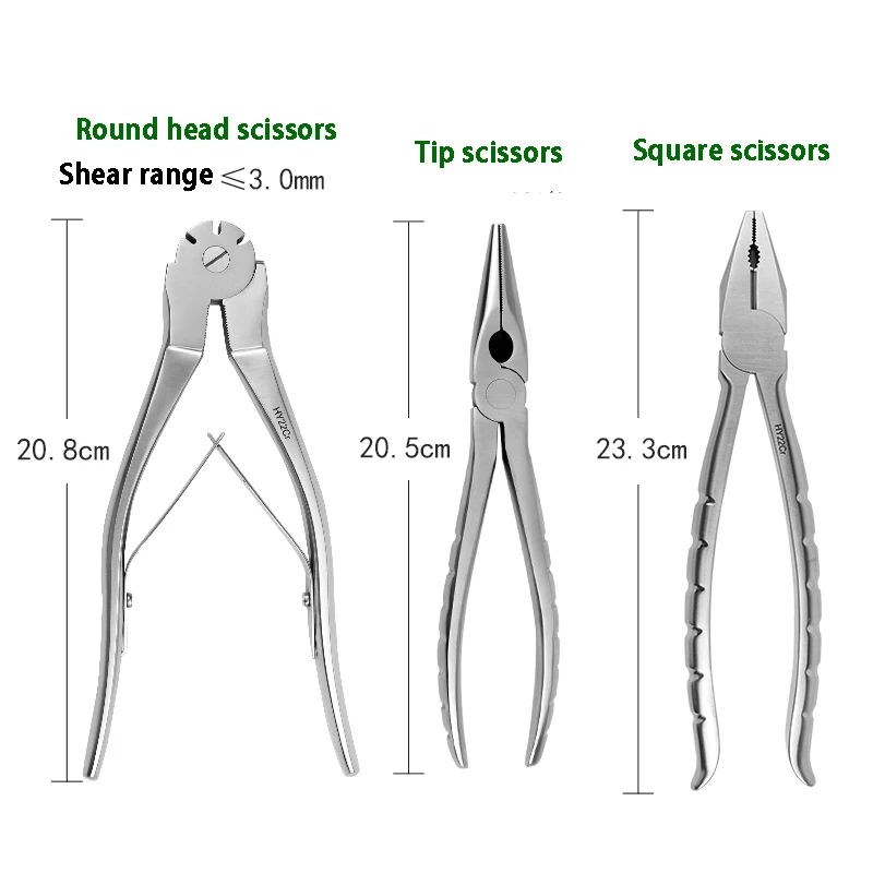 Wire Scissors With Small Force And Strong Force, Kirschner's Needle, Steel Needle, Tiger, Square Scissors