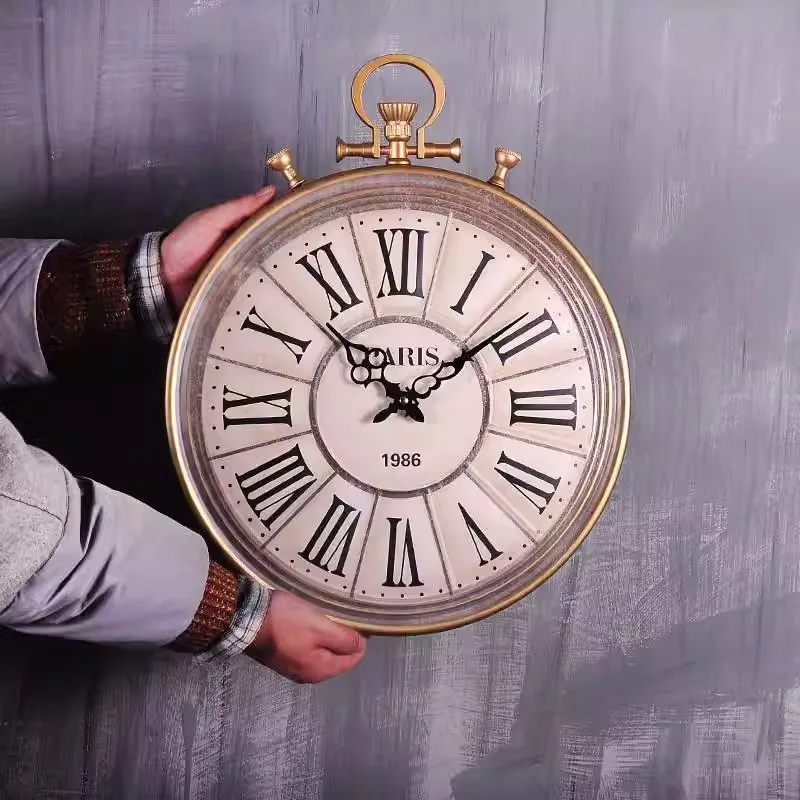 

Retro pocket watch, creative, living room, dining room and minimalist clock