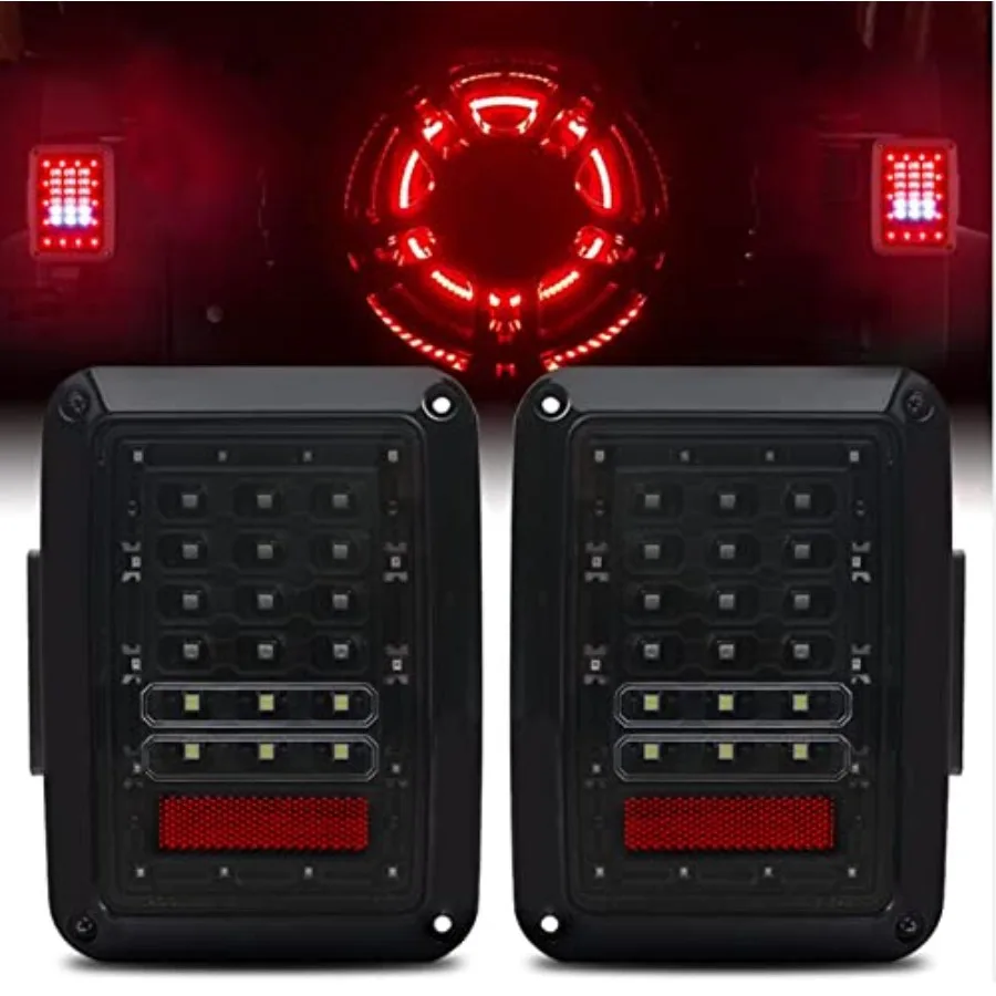 

Clear LED Tail Light for 20072017 Wrangler JK with Enhanced Visibility and Durability Ideal for OffRoad Driving Nighttime Safet
