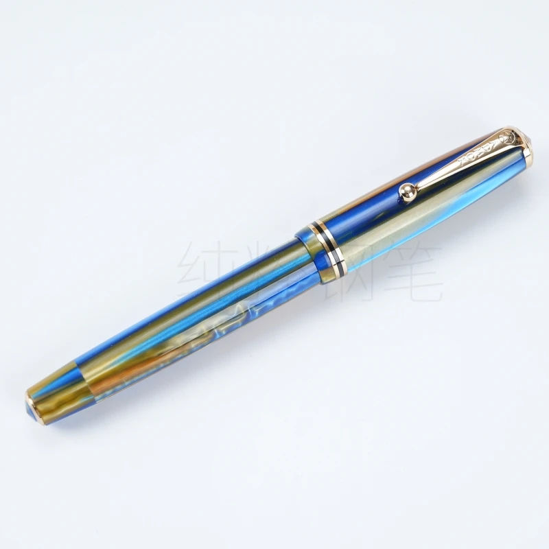 ADMOK 28 Button Press Filling Bock Fountain Pen Bock Schmidt Nib EF/F/F/Nib Classic Retro Design Business Gift Pen Calligraphy