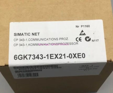 6GK7343-1EX21-0XE0 Communication processor CP 343-1 for connecting S7-300 to industrial Ethernet,Brand new and original