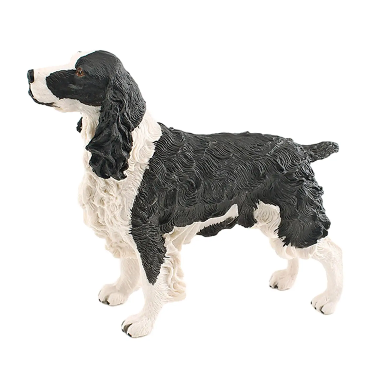 Dog Figurine Statue Collectible Durable Weather Resistant Dog Sculptures for Furnishings Memorial Gifts Living Room Home Boys