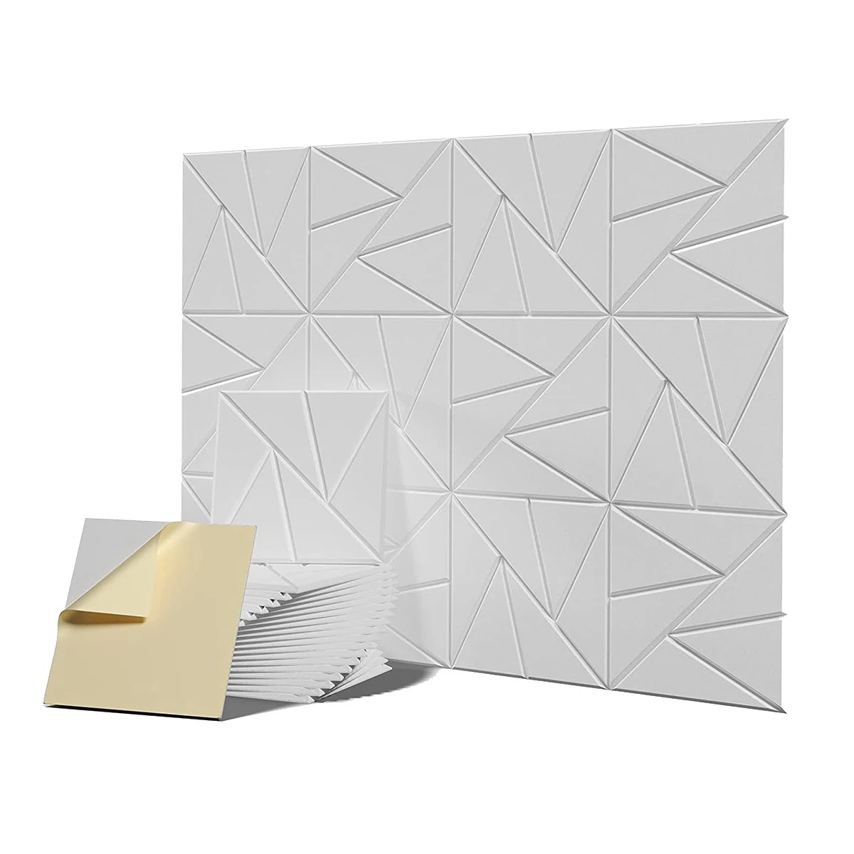 

12Pack Acoustic Panels with Self-Adhesive, 12X 12X 0.4Inch Sound Proof Foam Panels,Sound Panels High Density, White