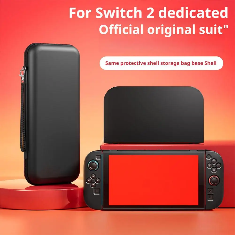 Capa tpu para switch 2 console, alça ergonômica, capa protetora à prova de choque, anti-arranhões, capa de proteção tpu antiderrapante