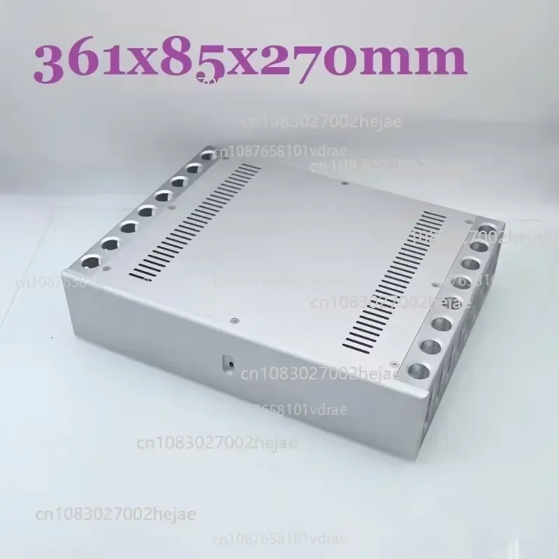 DIY Anodized Aluminum Chassis Preamp Amplifier Case Hi End DAC Decoder Shell Heatsink Hifi Amp Housing Sandblaste BZ3608C