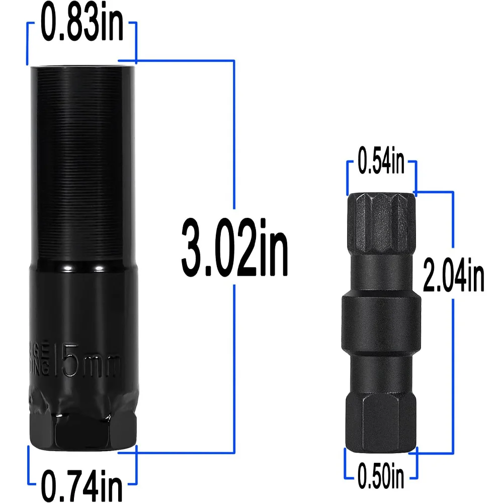 Shift Cable Tool Socket 91-12037 & Hinge Pin Tool 18-9861 Fit for Mercruiser Mercury Alpha One Gen I, II, R & MR