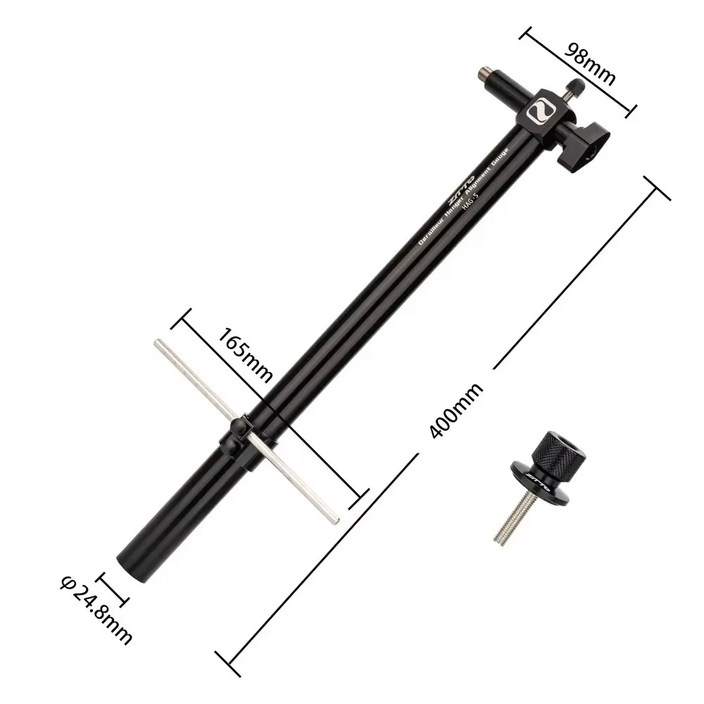 ZTTO Rennrad-Schaltwerk-Ausrichtungswerkzeug, Hand-Schaltkopfhalterung, Lenkerhöhenwinkel-Einsteller für Links und Rechts, Symmetrischer Einsteller – Detail 9