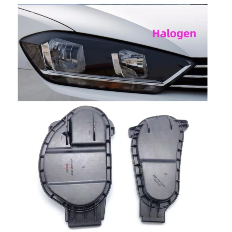 For Volkswagen VW Golf Sportsvan Halogen Headlamp Rear Cover Waterproof Sealed  Cover Low High Beam Headlights Cover