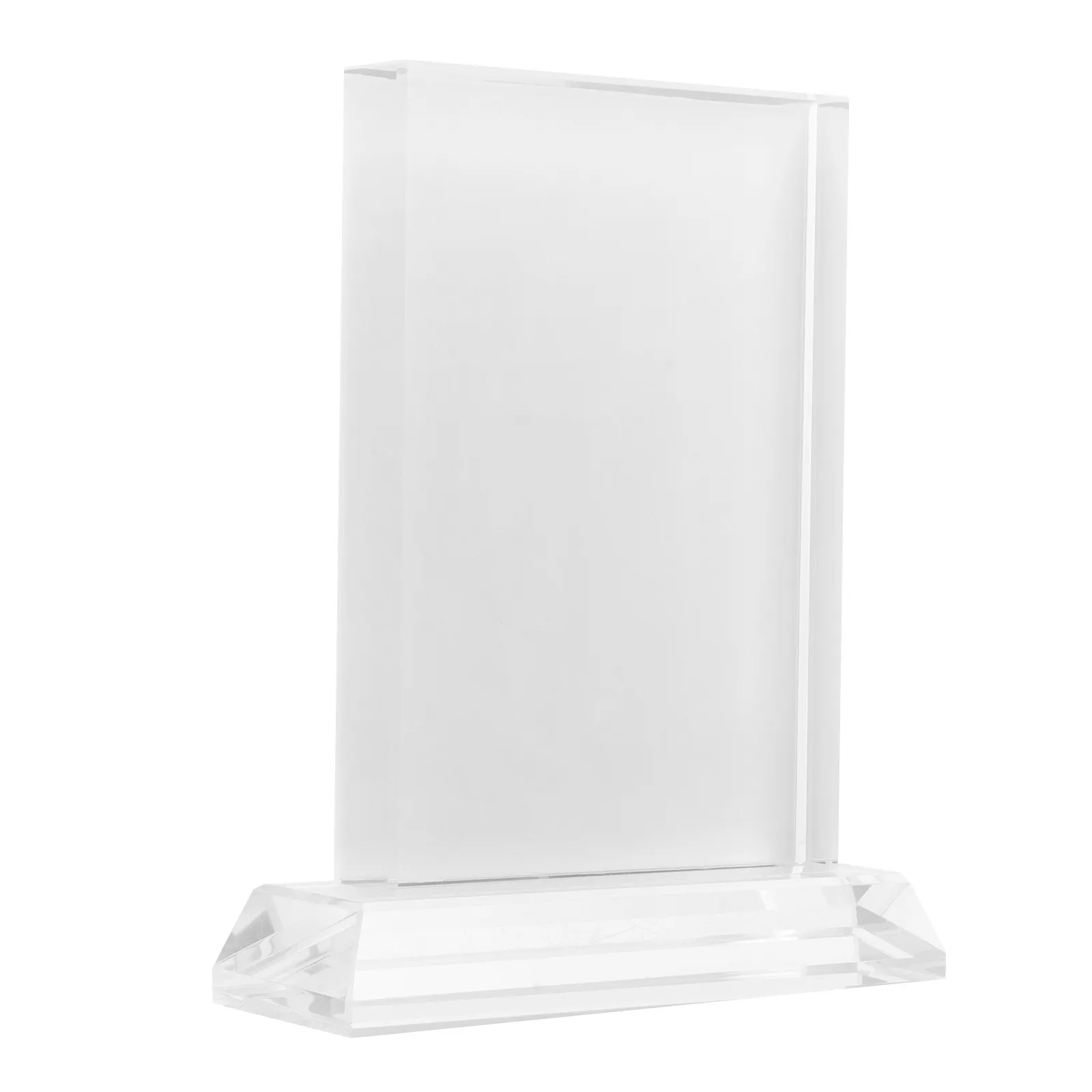 Crystal Photo Frame Blank for Sublimation Printing Single Side Heat Transfer Clear Acrylic DIY Graduation Memorial Photo Display