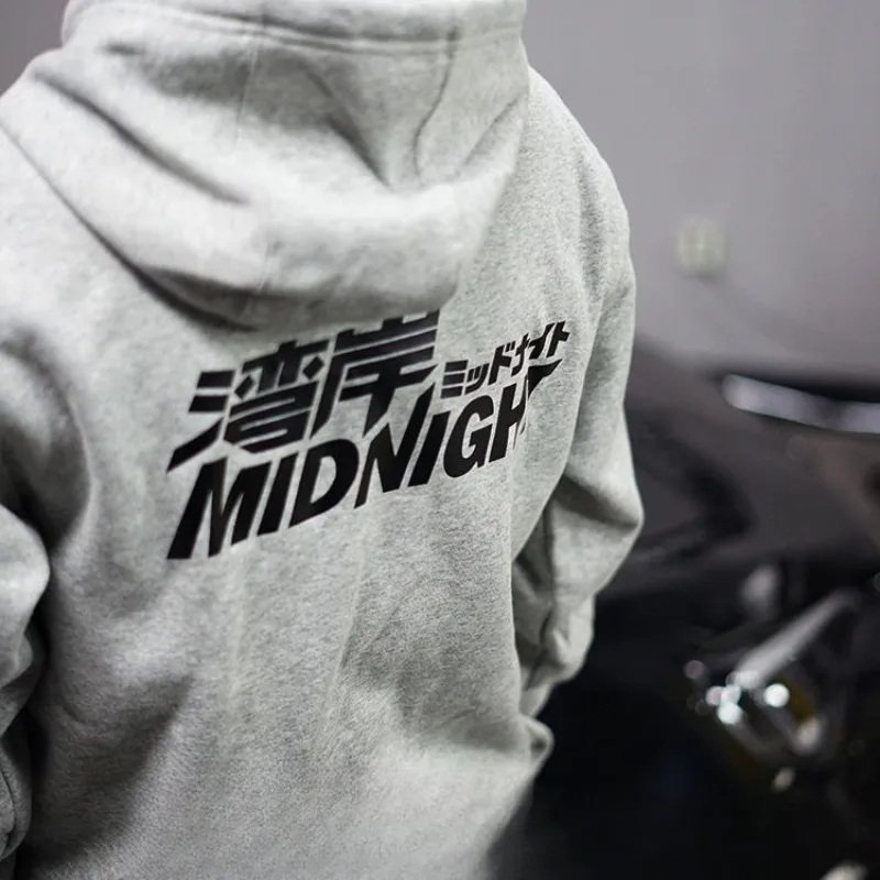 الخريف والشتاء العلامة التجارية العصرية JDM تعديل سيارة الأمريكية مقنعين سترة فضفاضة الرجال والنساء هوديي عادية ومريحة