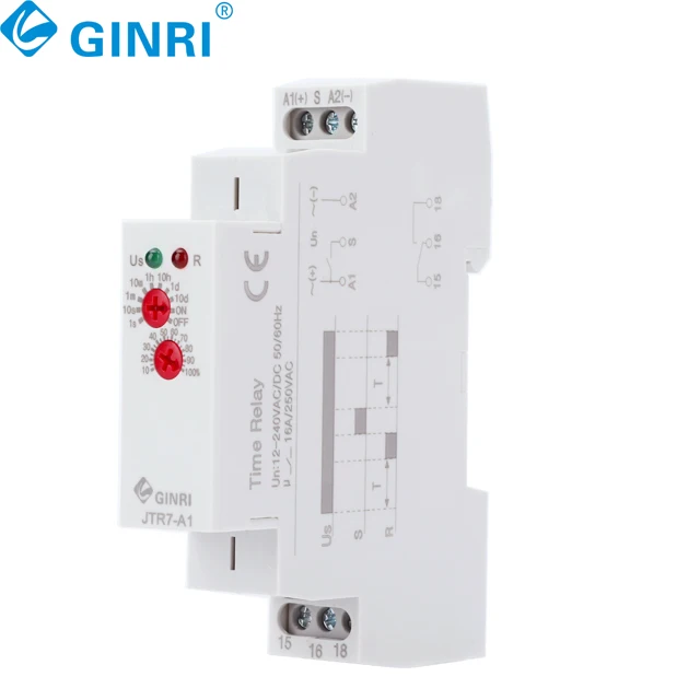 3 STKS Elektronische Tijdbescherming AC220v16A DIN Rail Montage Timer On-Vertraging Tijdrelais