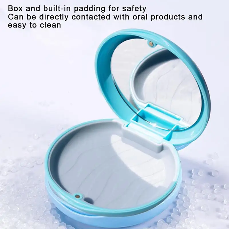 1pcs Magnetic Retainer Case Orthodontic Aligner Storage Box Invisible Braces Mouth Guard Holder Dental Care Container