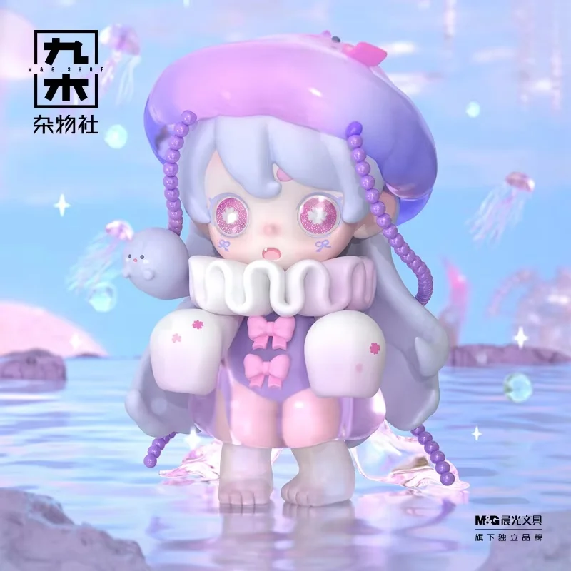 

Hot Genuine Ghost Keeno 3rd Generation Wishing For The Sea Breeze Blind Box Doll Trendy Play Handmade Desktop Ornament Girl Gift