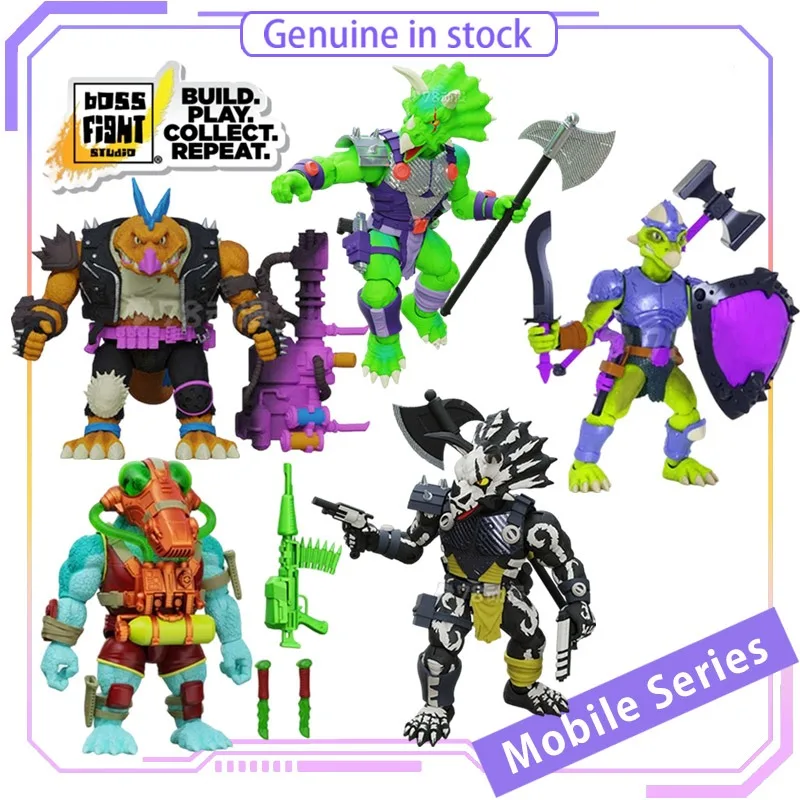 BFS Boss Strike Original Mercenary Canglong/Sword Dragon Bounty Hunter/Triangle Dragon Warrior 1/12 —Dinosaur Warrior Series