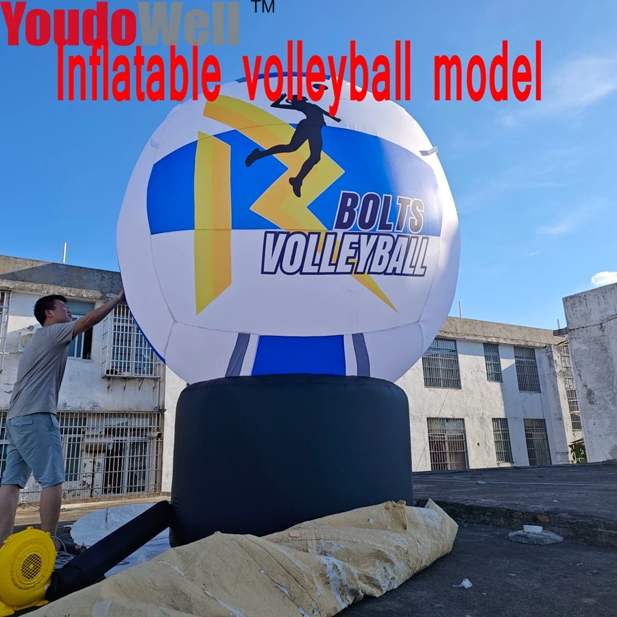 

Custom 3m High Unisex Volleyball Model with Base PVC Oxford Cloth Blower for Playground Usage for Sports Field